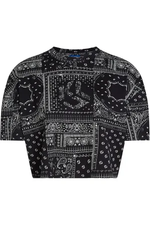Karl Lagerfeld Patterned cropped t