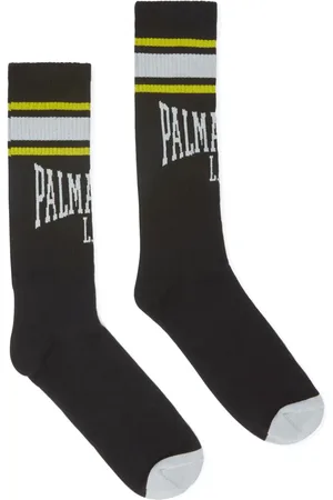 Palm Angels College intarsia knit
