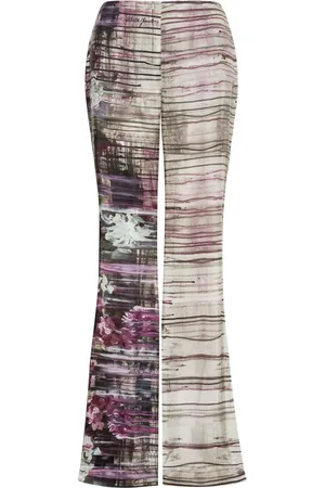 Alberta Ferretti Patterned silk flared