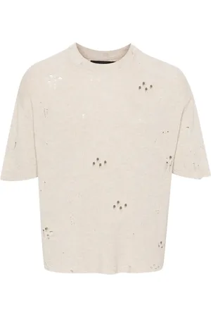 Federico Cina Distressed knitted T