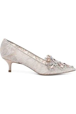 RENE CAOVILLA Cinderella crystal kitten