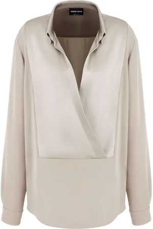 Giorgio Armani Draped silk long