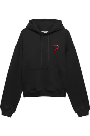 Msgm Logo appliqu?? drawstring hoodie