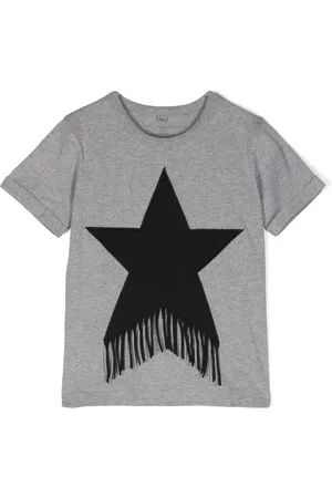 Stella McCartney Fringed Star cotton T