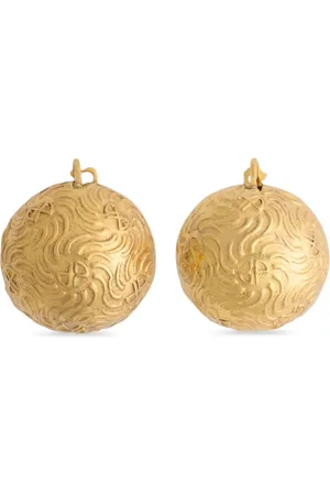 Patou Sphere engraved earrings