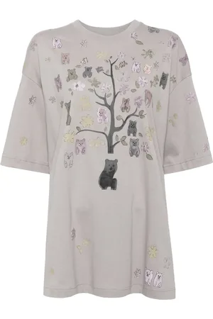 JNBY Bear printed short sleeved t