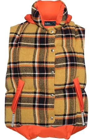 Kolor Checked puffer gilet