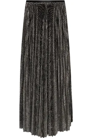 FORTE FORTE Pleated houndstooth