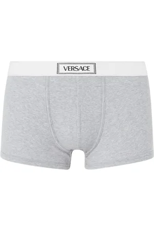 VERSACE 90s Logo ribbed boxers