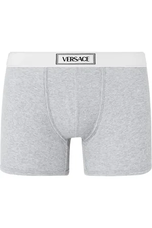 VERSACE 90s Logo ribbed boxers