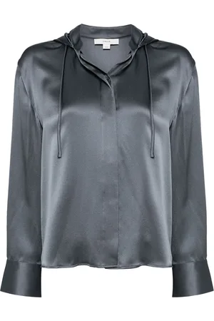 Vince Silk hooded shirt