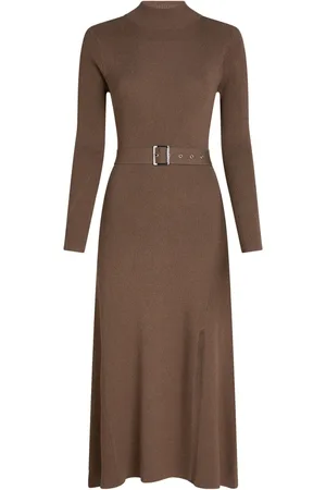 Karl Lagerfeld Belted knitted dress