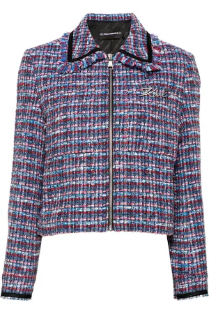 Karl Lagerfeld Boucl?? cropped jacket