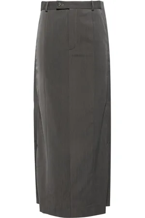 BETTTER Wool straight maxi skirt