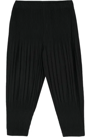 Issey Miyake Pliss?? tapered trousers