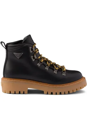 Prada Leather combat boots