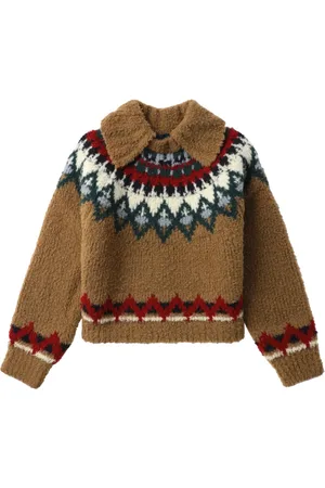 Kolor Patterned intarsia