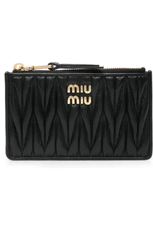 Miu Miu Matelass?? leather wallet