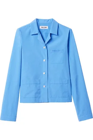 Miu Miu SHIRT L/S BUTTON UP MULTI POCKET COTTON