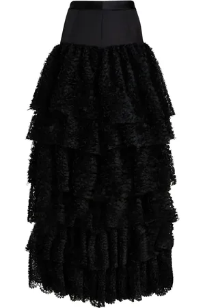 Karl Lagerfeld KL Studio maxi frill skirt