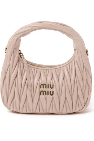 Miu Miu Wander matelass?? leather bag