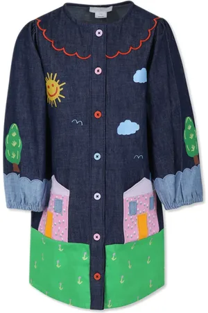 Stella McCartney Farmyard appliqu?? sleeveless dress