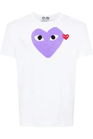 Comme des Garçons Signature heart motif cotton T