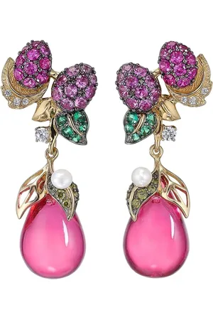 Anabela Chan 18kt yellow gold vermeil Raspberry multi