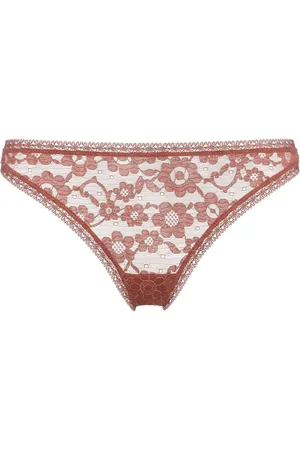 ERES Prairie lace tanga briefs