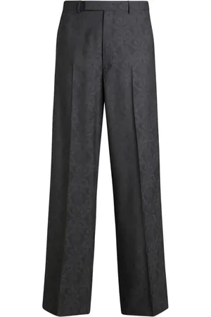 Etro Jacquard pleated straight