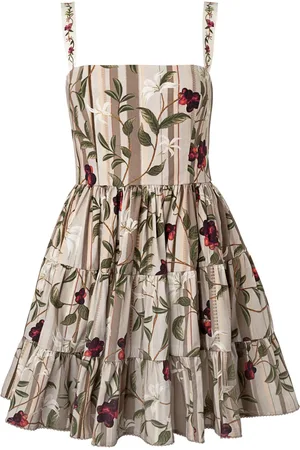 Agua by Agua Bendita Lima Caf?? mini dress