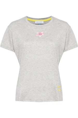 MIRA MIKATI Flower embroidery T