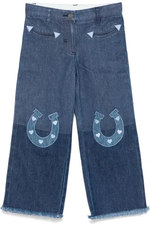 Stella McCartney Horseshoe appliqu?? jeans