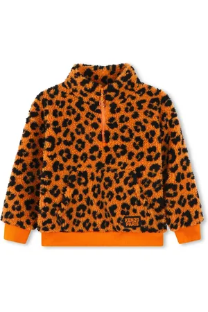 Kenzo Leopard print faux