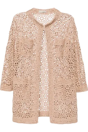 Elie saab Macram?? short cardigan