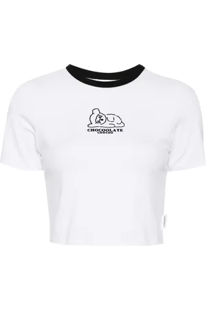 Chocoolate Flocked logo t