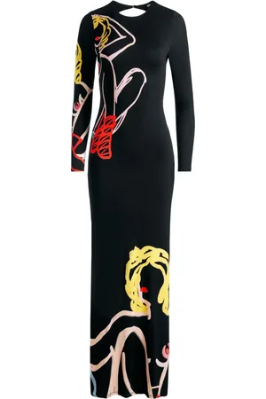 ALICE+OLIVIA X Tom Wesselmann Delora maxi dress