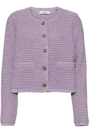 B+AB Fringed button