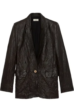 Zadig & Voltaire Verys Fr??isse leather jacket