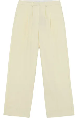 Herskind Pleated cropped trousers