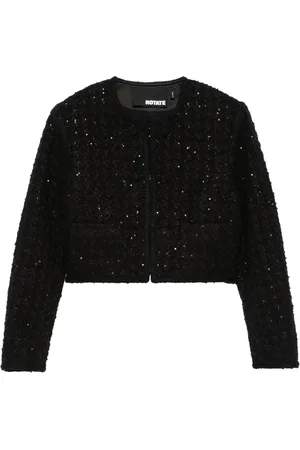 ROTATE Boucl?? cropped jacket
