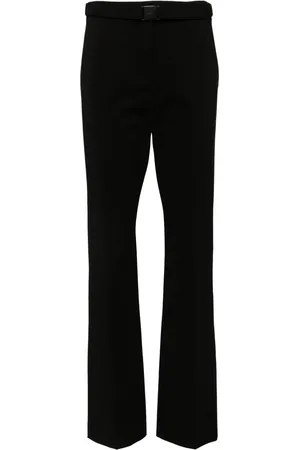 JUUN.J Decorative buckle detail straight trousers