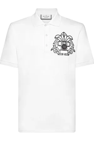 Philipp Plein Skull & Bones piqu?? polo shirt