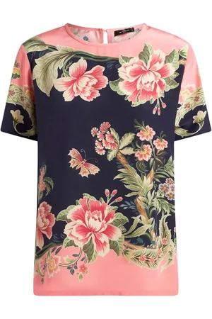 Etro Printed silk T
