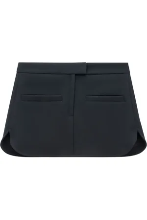 Courrèges Curved twill mini skirt