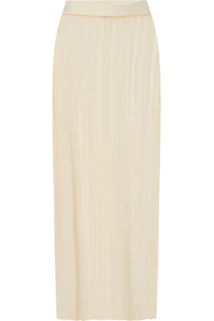 ROSETTA GETTY Sheer pliss?? skirt