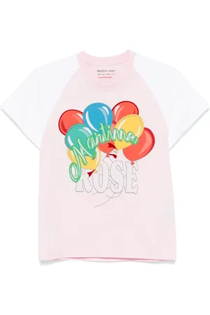 MARTINE ROSE Raglan Shrunken T