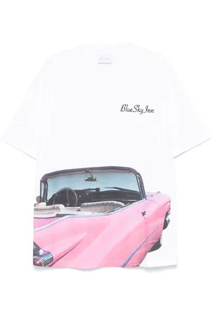 BLUE SKY INN Pink Car T