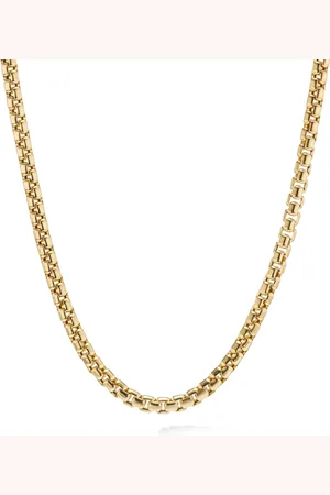 David Yurman 18kt yellow Box Chain necklace (2.7mm)