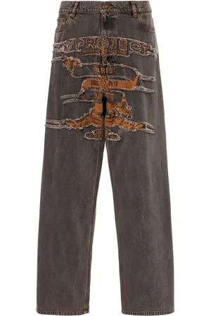 Y / PROJECT Distressed straight